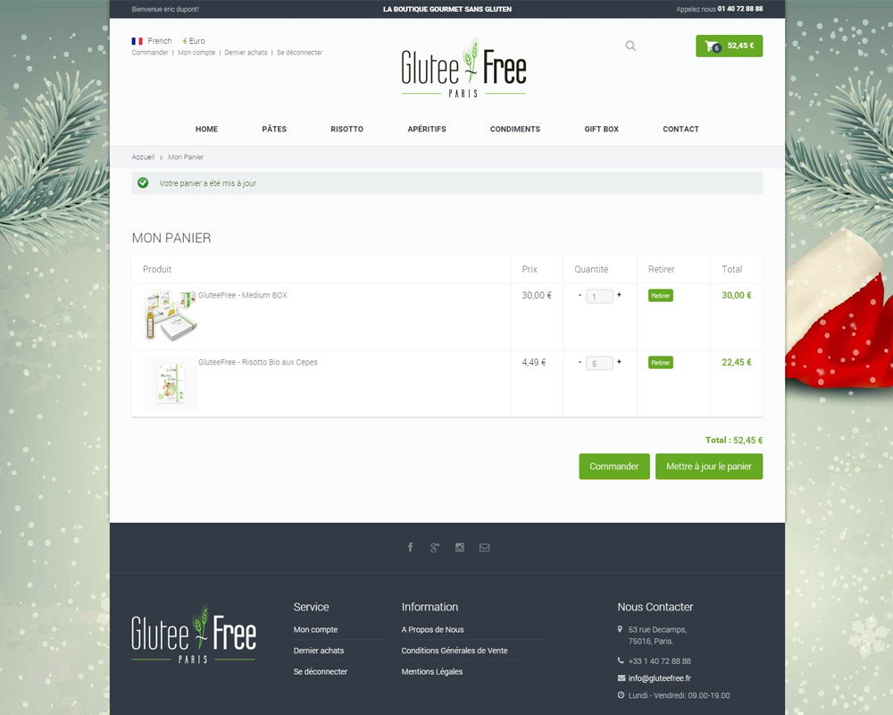 gluteefree - panier