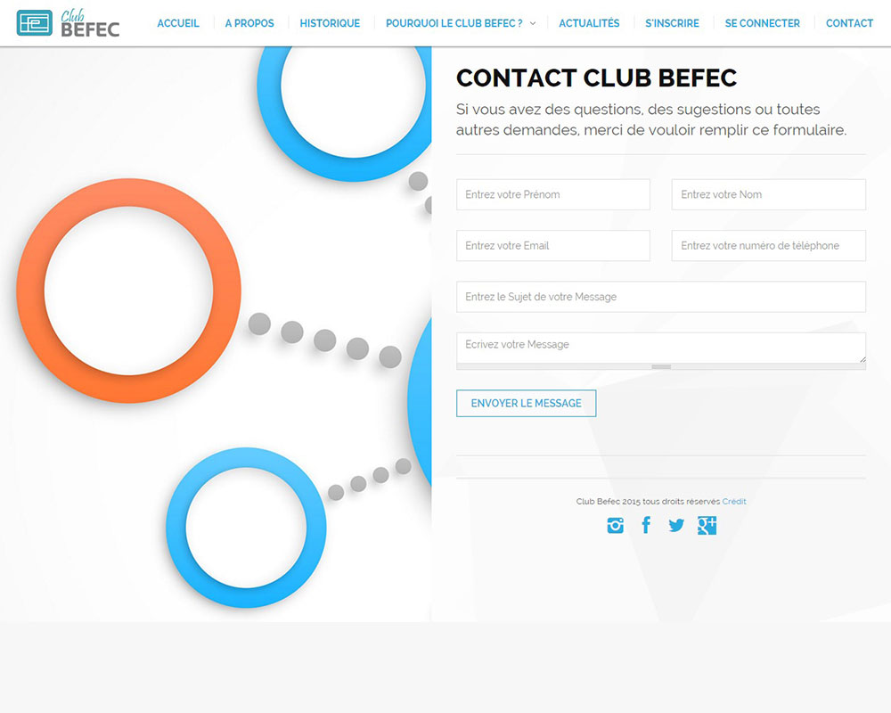 club befec - contact